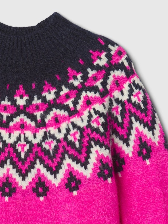 GAP Haljina džemper za bebe Fair Isle GAP