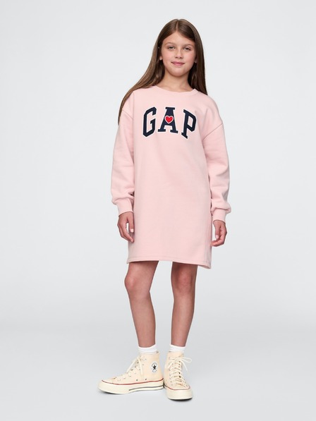 GAP Dječje oversize mikinole haljine s logotipom GAP