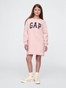GAP Dječje oversize mikinole haljine s logotipom GAP