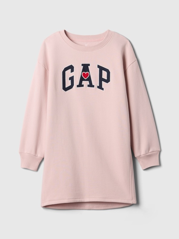 GAP Dječje oversize mikinole haljine s logotipom GAP