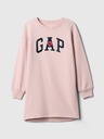 GAP Dječje oversize mikinole haljine s logotipom GAP