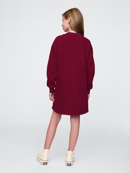 GAP Dječja sweatshirt haljina s logom GAP