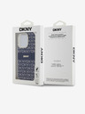 DKNY PC/TPU Ponavljajući uzorak Tonal Stripe Magsafe stražnja maska ​​za iPhone 15 Pro Plava DKNY
