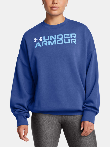 Under Armour Ženska Under Armour Rival Fleece WordmarkOS Crew-BLU