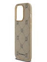 Karl Lagerfeld PU Karl Heads Pattern Magsafe stražnja maska ​​za iPhone 14 Pro Max Beige Karl Lagerfeld