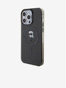 Karl Lagerfeld IML Ikonik MagSafe stražnja maska ​​za iPhone 15 Pro Max crna Karl Lagerfeld