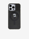Karl Lagerfeld IML Ikonik MagSafe stražnja maska ​​za iPhone 15 Pro Max crna Karl Lagerfeld