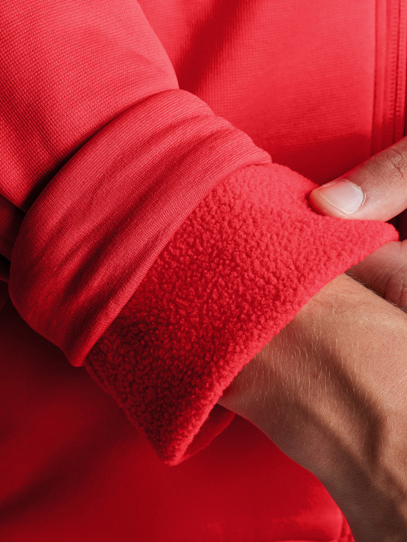 Under Armour Muški sweatshirt Under Armour UA Armor Fleece FZ Hoodie-RED