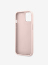 Guess Stražnja maska ​​Guess PU 4G s metalnim logotipom za iPhone 13 ružičasta