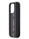 Karl Lagerfeld PU Saffiano Athleisure Stripe and Strap Back Cover za iPhone 15 Pro Max Pink Karl Lagerfeld