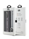 Karl Lagerfeld PU Saffiano Athleisure Stripe and Strap Back Cover za iPhone 15 Pro Max Pink Karl Lagerfeld