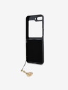 Guess 4G Charm Zadní Kryt pro Samsung Galaxy Z Flip 5 Grey Etui za telefon
