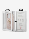 Guess Stražnja maska ​​Guess PU 4G s metalnim logotipom za iPhone 13 Pro Max Pink