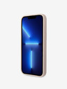 Guess Stražnja maska ​​Guess PU 4G s metalnim logotipom za iPhone 14 ružičasta