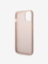 Guess Stražnja maska ​​Guess PU 4G s metalnim logotipom za iPhone 14 ružičasta