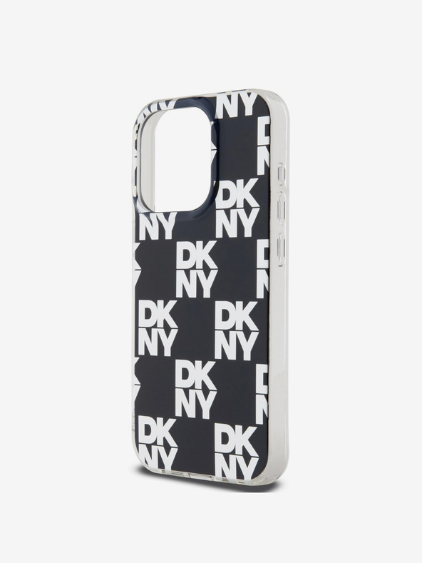 DKNY PC/TPU stražnja maska ​​s kariranim uzorkom za iPhone 14 Pro Max crna DKNY