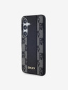 DKNY PU kožna Magsafe stražnja maska ​​s kariranim uzorkom za Samsung Galaxy S24 crna DKNY