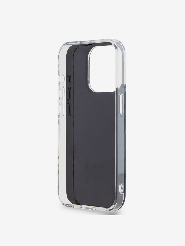 DKNY PC/TPU stražnja maska ​​s kariranim uzorkom za iPhone 15 Pro Max crna DKNY