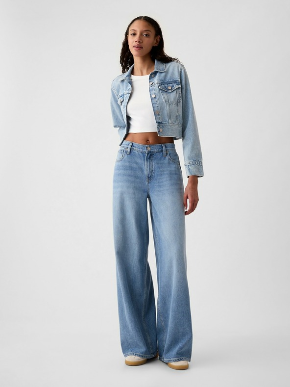 GAP Mid Rise UltraSoft Baggy traperice GAP