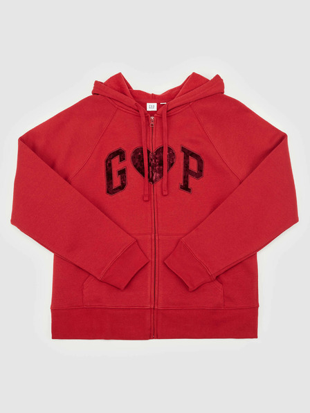 GAP Majica s patentnim zatvaračem i logom Gap