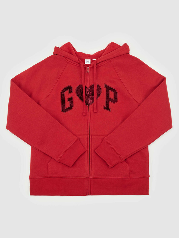GAP Majica s patentnim zatvaračem i logom Gap
