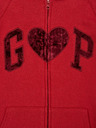 GAP Majica s patentnim zatvaračem i logom Gap