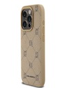Karl Lagerfeld PU Karl Heads Pattern Magsafe stražnja maska ​​za iPhone 15 Pro Max Beige Karl Lagerfeld