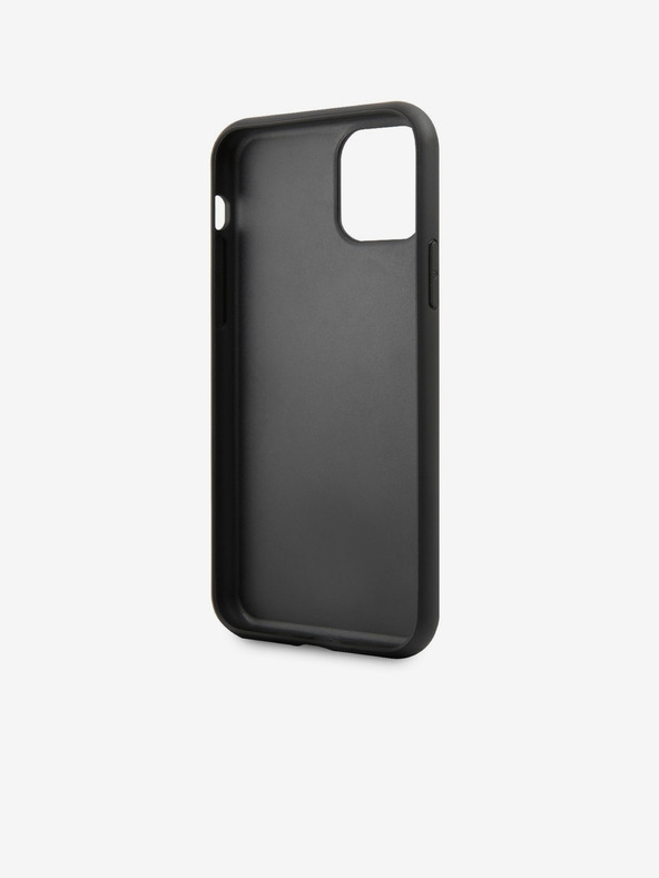 Karl Lagerfeld PU Saffiano Karl and Choupette NFT stražnja maska ​​za iPhone 11 crna Karl Lagerfeld