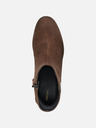 Geox Ženske tamno smeđe gležnjače Geox Walk Pleasure 55