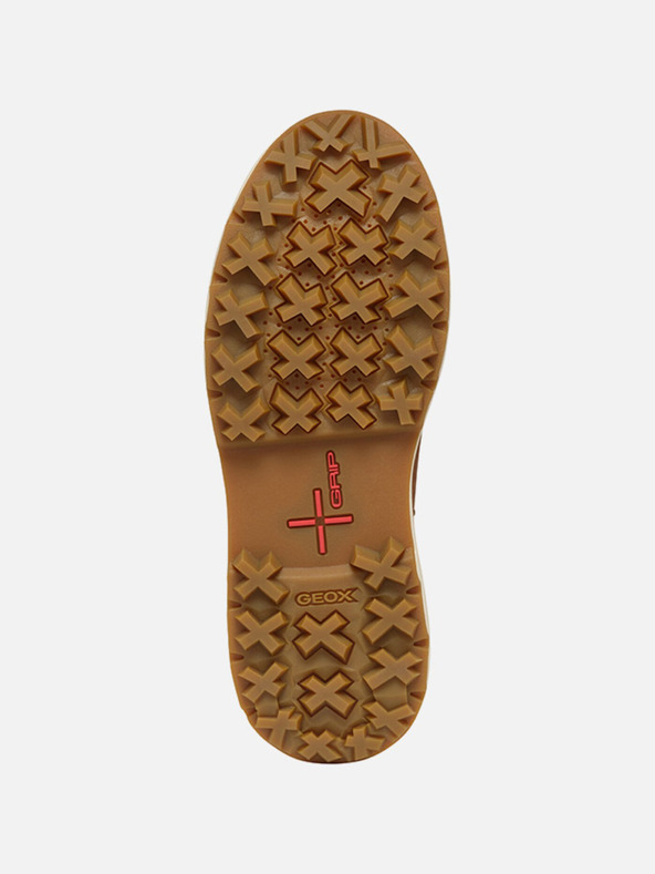 Geox Smeđe ženske gležnjače Geox Lamide+Grip ABX