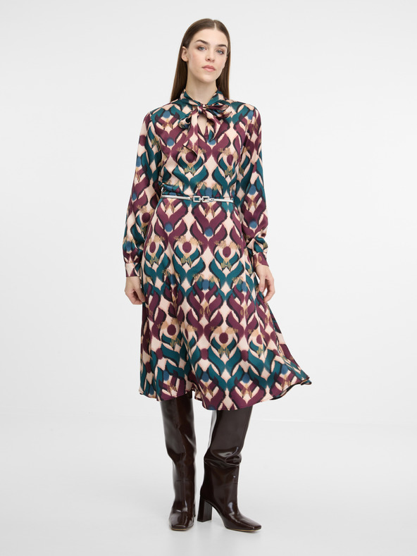 Orsay Smeđa ženska midi haljina ORSAY