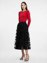 Orsay Crna ženska midi suknja ORSAY
