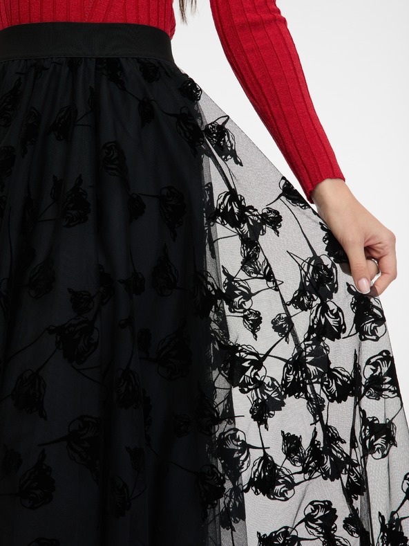 Orsay Crna ženska midi suknja ORSAY