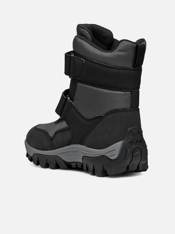 Geox Crne dječačke gležnjače Geox Himalaya B ABX