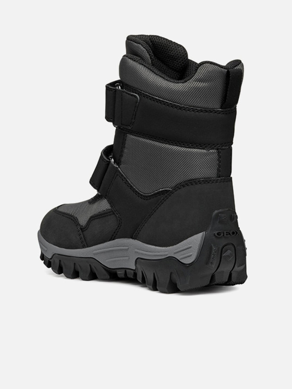 Geox Crne dječačke gležnjače Geox Himalaya B ABX