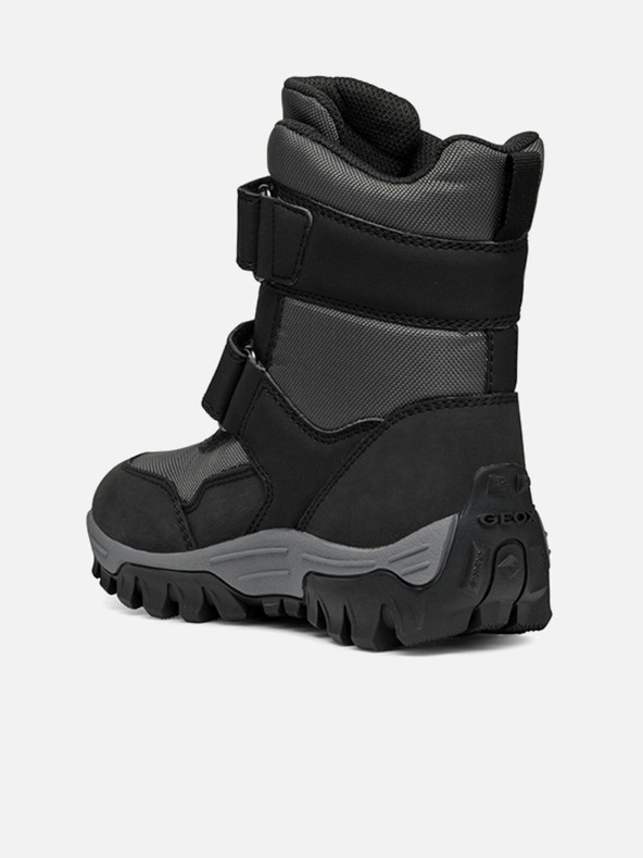 Geox Crne dječačke gležnjače Geox Himalaya B ABX