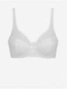 DIM Bijeli ženski čipkasti grudnjak DIM GENEROUS DOTTY UNDERWIRED BRA