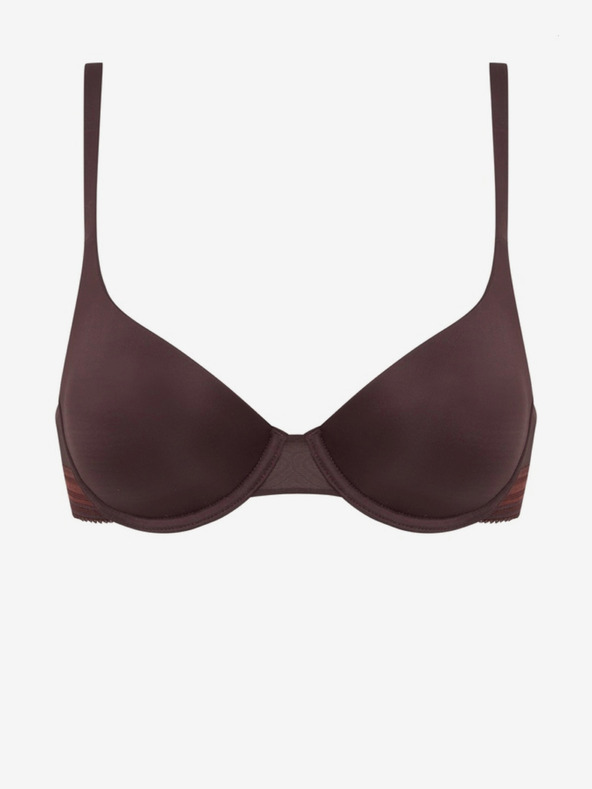 DIM Tamno smeđi ženski bešavni grudnjak Dim Invisifree