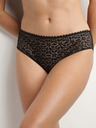 DIM Crne čipkaste ženske gaćice Dim Daily Dentelle