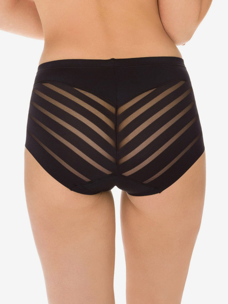 DIM Crne ženske gaćice na pull-up Dim DIAMS CONTROL