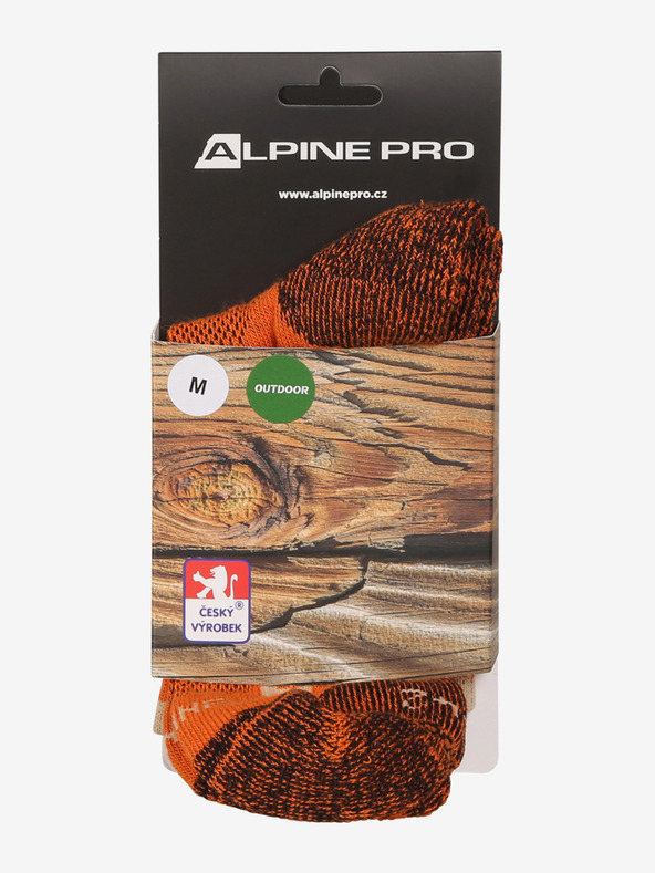 ALPINE PRO Sportske čarape s antibakterijskim tretmanom ALPINE PRO KEROWE anemone