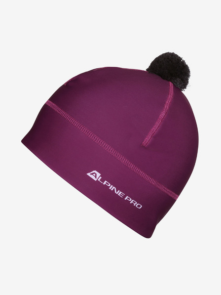ALPINE PRO ALPINE PRO ABERE holyhock funkcionalna kapa s pompom