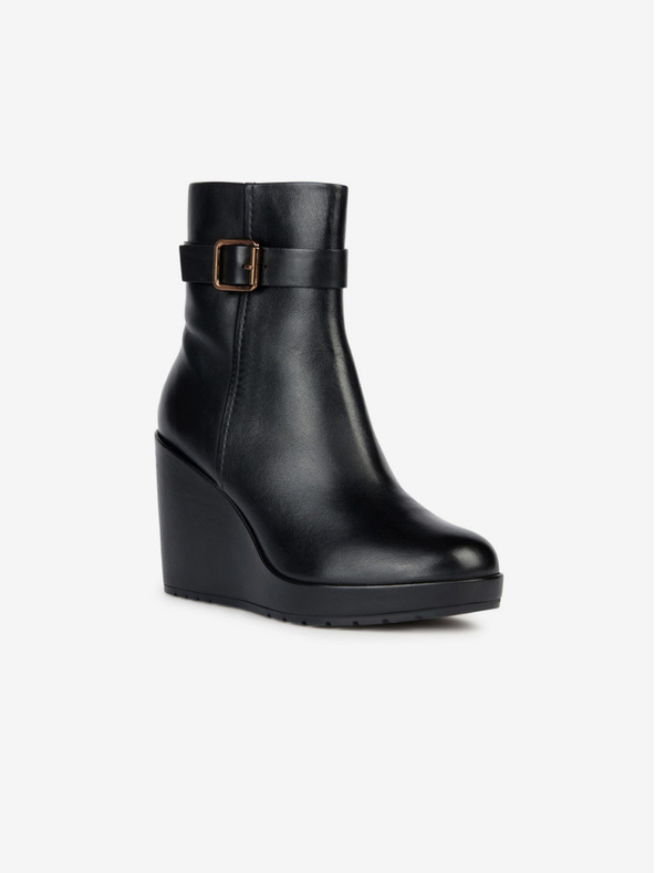 Geox Crne ženske gležnjače Geox Manilva