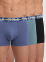 DIM Set od tri muške bokserice u sivoj, svijetlo plavoj i crnoj boji Dim POWERFUL BOXERS