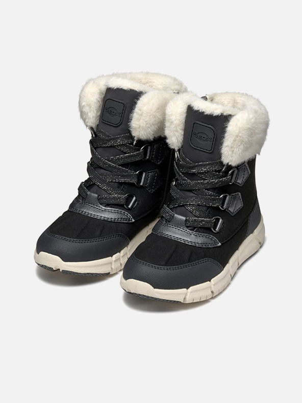 Geox Crne Geox Flexiper B AB gležnjače za djevojčice