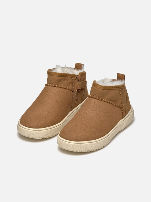 Geox Svijetlo smeđe gležnjače za djevojčice Geox Theleven