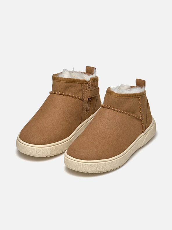 Geox Svijetlo smeđe gležnjače za djevojčice Geox Theleven