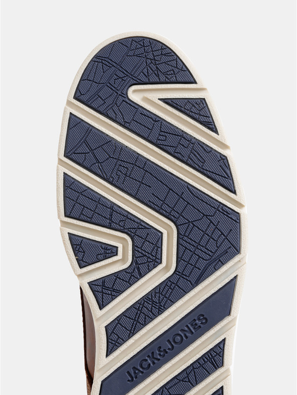 Jack & Jones Jack & Jones Tubar smeđe kožne gležnjače za muškarce