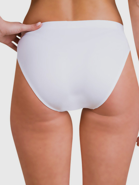 Bellinda Bijele ženske bešavne gaćice BELLINDA Seamless Microfibre Minislip