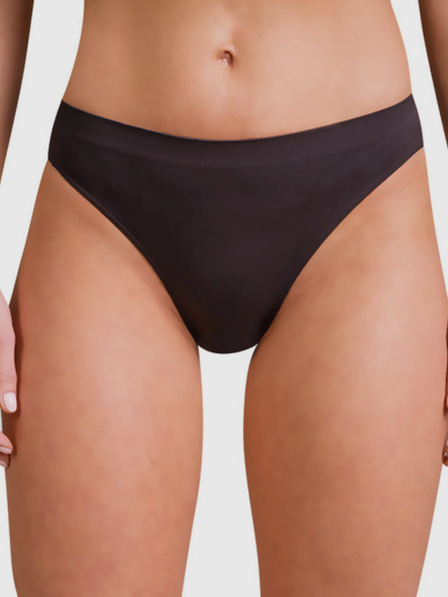 Bellinda Crne ženske bešavne gaćice BELLINDA Seamless Microfibre Minislip